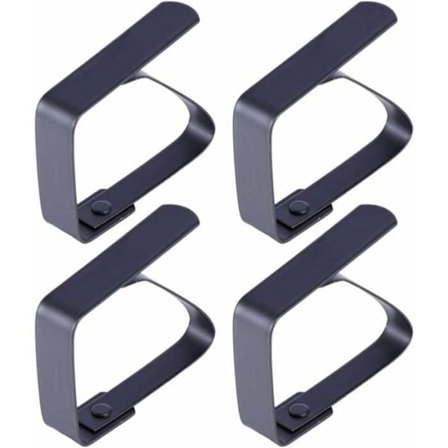 (Rustfritt stål) Dukklips - Justerbare - Rustfritt stål - Vaskbare - For banketter og piknik