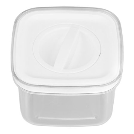 Lufttæt fødevarebeholder til køkkenet - 600 ml gennemsigtig beholder med låg til opbevaring af blandet korn, ris og hvede