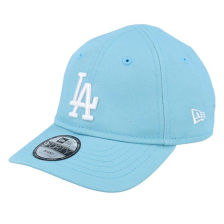 Kinder New Era - MLB Blau adjustable Cap - Kinder Los Angeles Dodgers Kinder League Essential 9FORTY Light Blue/White Adjustable @ Hatstore