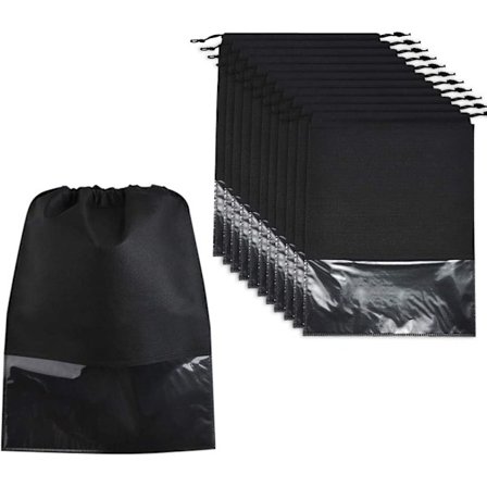 Rejsetaske til sko (12 stk.), skostøvpose, bærbar S