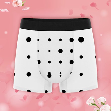 Lediga Tryckta Herrkalsonger Bekväma Fukttransporterande Snabbtorkande Underkläder Perfekt Present till Honom på Jul, Alla Hjärtans Dag och Speciella 