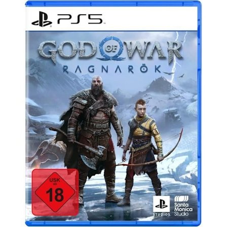 Datorspel - God of War - Ragnarök - PlayStation 5 - 100% Oklippt - Standardutgåvan - Svart