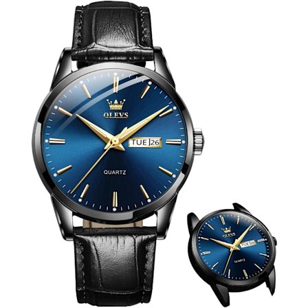 Yksinkertainen miesten kello päivämäärällä, ruostumattomasta teräksestä valmistettu analoginen kvartsikello miehille, klassinen miesten valaiseva 