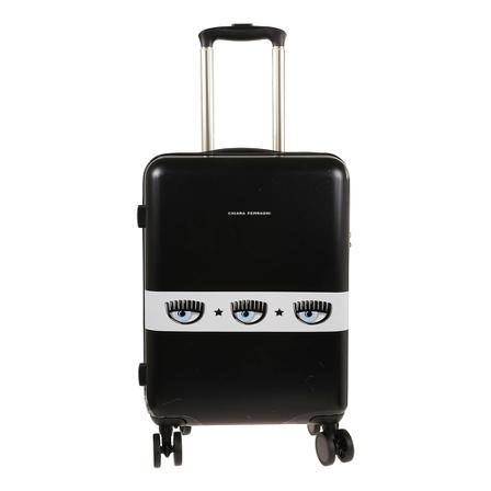 Chiara Ferragni Collection, Trolley CF, Sketch 01 Accessories Zwart, Dames, Maat:ONE Size
