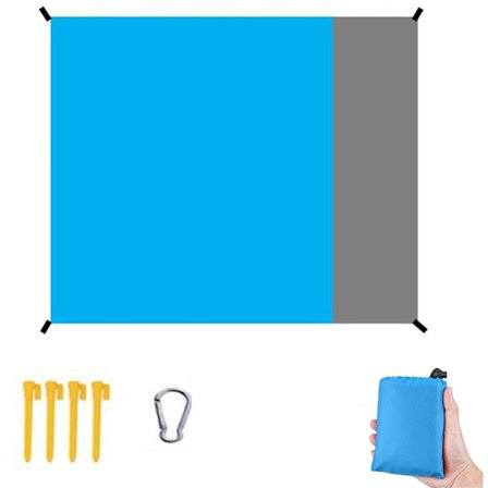 Picknickfilt - 200 X 210 cm - Mini Picknickfilt - Strandfilt - Utomhusfilt - Campingfilt - Trädgårdsstrandmatta - Vikbar Campingfilt