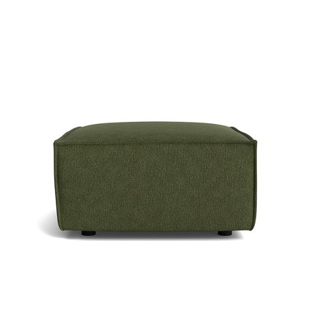 Lyon Pouf Hocker 98x86cm in Aragon Grün, einfarbig, moderner Sitzkomfort für Ihr Zuhause, stilvolles Design, bequeme Polsterung, Fusshocker