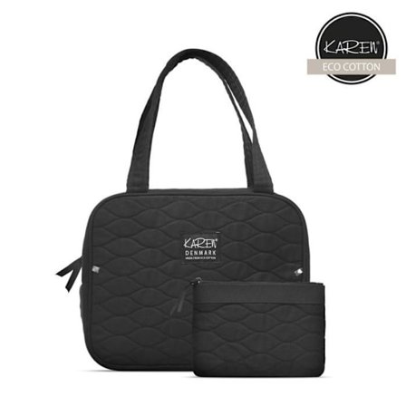 Toalettsats - vanity Karen - 10070-BA3 - Danmark - Toalettfodral 2 delar set Svart