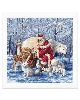 Broderikit Billede Nisse & Venner - LetiStitch