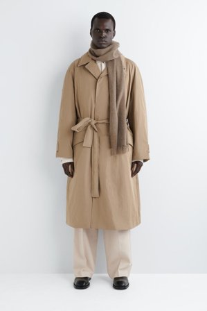 COS Men's Sciarpa In Cashmere in Marrone