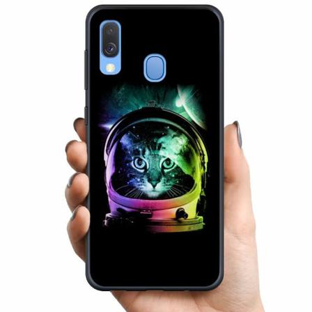 Samsung Galaxy A40 Tpu Mobilskal Space Cat