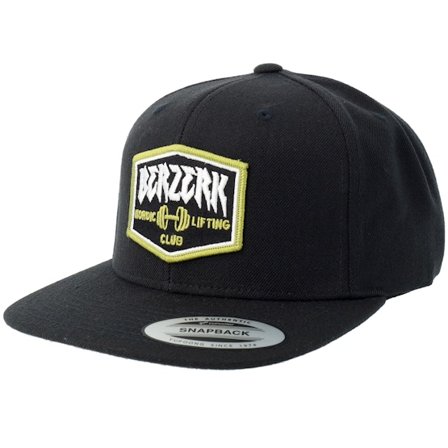 Berzerk - Black snapback Czapka Z Daszkiem - Nordic Lifting Patch Black Snapback @ Hatstore