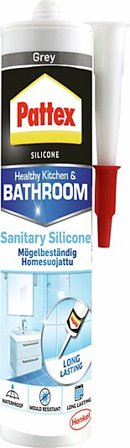 PATTEX SILIKON SANITÆR GRÅ 280ML