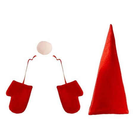 Juletrepynt Julebordutstyr Røde Julekuler Nisselue Julehøytid H
