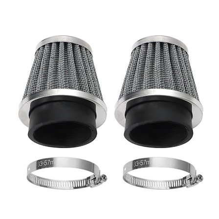 2x For Polaris Snowmobile 400 440 488 500 Indy Trail Sks Cold Air Intake Filter Kit New