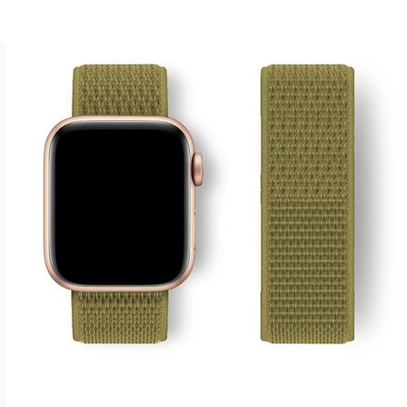 Nylon Loop Armband för Apple Watch band 44mm 40mm 45mm 41mm 46 42mm 49mm 44 45 mm armband iWatch serie 10 9 SE 7 6 5 4 Ultra 2