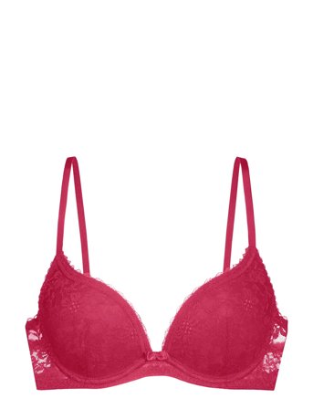 Sonia Push Up Plunge Red Dorina