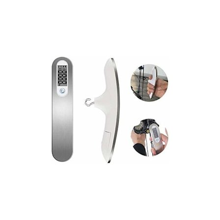 Digital bågskytteskala 110 pund bågskytteskala med LCD-display, nr 0, silver, 152 x 30 x 40 mm