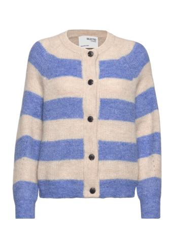 Slflulu Ls Knit Short Cardigan B Noos Strikkegenser Cardigan Multi/mønstret Selected Femme*Betinget Tilbud