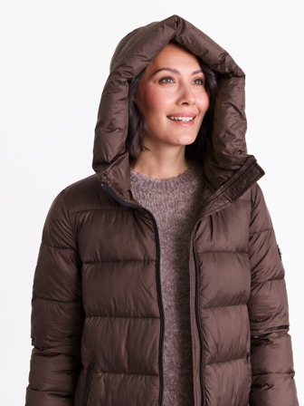 MATCH - Pernille jakke - Va Vite - Str. 36 - Dame - Jakker & Kåper - Brun - 100% polyamid - resirkulert