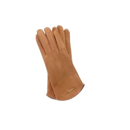 Lämpimät naisten talvihanskat, söpöt mokkanahkaiset tuulenpitävät ajo-hanskat, syksyn ja talven samettiset pyöräilyhanskat, sormettomat 