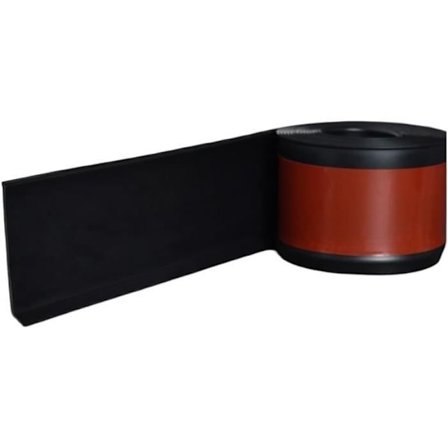 Fleksibel PVC Fotlist - Vanntett Plast Fotlist - 2m x 10cm - Svart