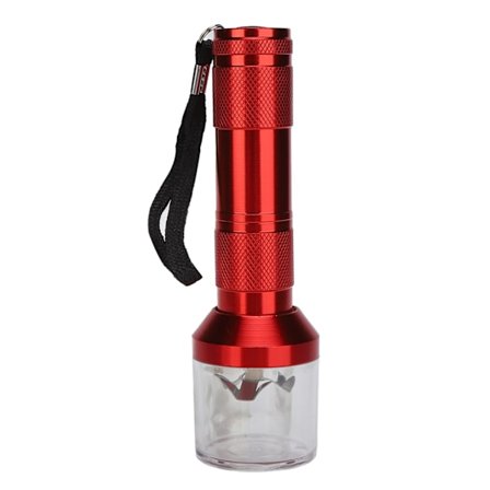 Nagelpulverblandare Mixer Aluminium Elektrisk Tobak Örtkvarn Pulverslipmaskin Verktyg Röd