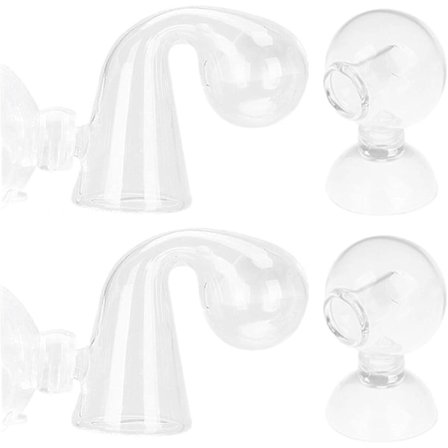 Akvarium CO2-mätare, 4 st Akvarietest med sugkopp Återanvändbar Effektiv mätare för akvarium Vattentank CO2-koncentrationsmätning Akvarium A