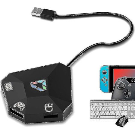 Keyboard- og museadapter til Nintendo Switch/ Ps4/ Ps3/ Xbox One/ Xbox 360-konverter
