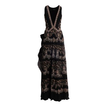 Etro, Long Dress Czarny, Kobieta, Rozmiar: S