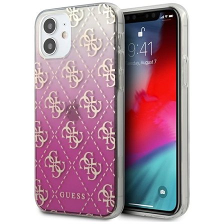Guess GUHCP12SPCU4GGPI iPhone 12 mini 5,4" rosa/rosa hardcase 4G Gradient