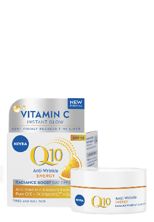 NIVEA Dagkräm Q10 Energy Healthy Glow Day Cream SPF15 Dagcreme Dam ONESIZE