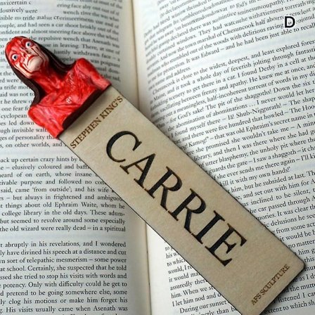 Skrekkbokmerker 3d tegneserieharpiksportrett Bokmerke Flotte gaver til bokelskere