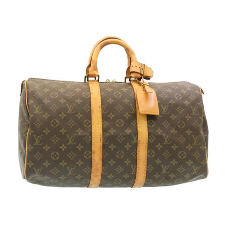 Louis Vuitton Vintage Pre-owned Keepall 45 Brun, Dame Vintage Tasker, Størrelse: ONE Size
