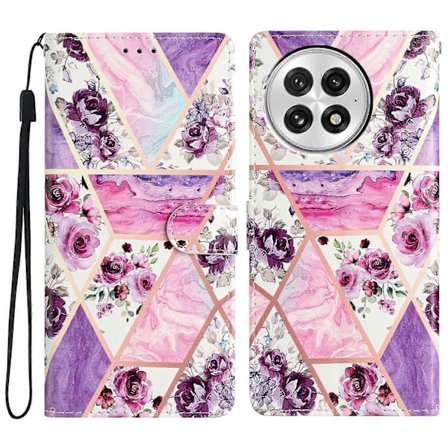 OnePlus 13 Lompakkokotelo PU-nahkaa Kuvioitu Painatus Jalustalla Puhelinkotelo Hihnalla