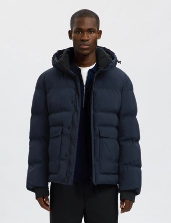 Selected Slhanders Puffer #S - Navy - S