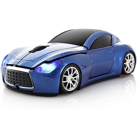 Langaton urheiluautohiiri, langaton työpöydän kannettava tietokonehiiri 2,4 GHz optinen hiiri, Windowsille, Linuxille ja Mac OS:lle