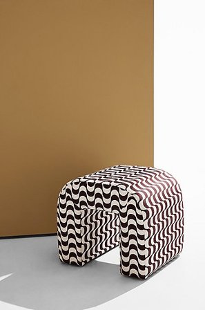 Jotex - Hocker Wave Sperrholz/Polyester/Polyätherschaum Odette - Kaufen Pastill - Möbel bei Jotex