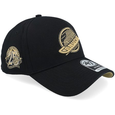 47 Brand - NHL Zwart adjustable Cap - Vancouver Canucks NHL Shot Tt 47 Mvp Black A-frame Adjustable @ Hatstore