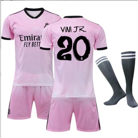 2223 Real Madrid Jubileums Benzema Hazard Fotbollströja Vini Jr Xxl (190-200cm)