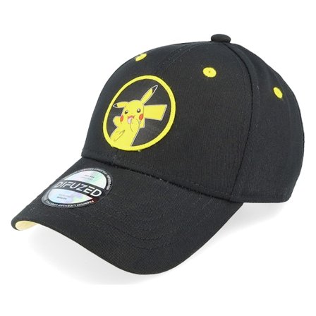 Difuzed - Schwarz adjustable Cap - Pokémon Pikachu Black Adjustable @ Hatstore