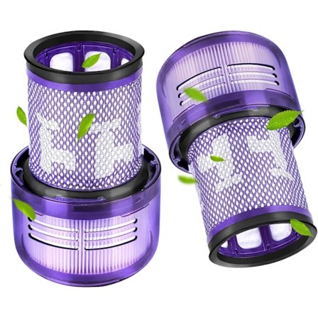 2-pack HEPA-filter till Dyson V12 Detect Slim dammsugare - bakre filterersättningsdel