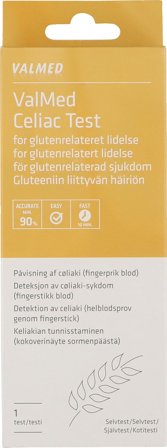 ValMed Celiac Test 1 stk, Medicin & Pleje, Hjemmetests, Øvrige Tests