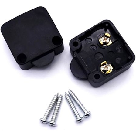 Møbel Dørkontakter Skabskontakt Lyskontakt Automatisk Kontakt til Skabe, Sort