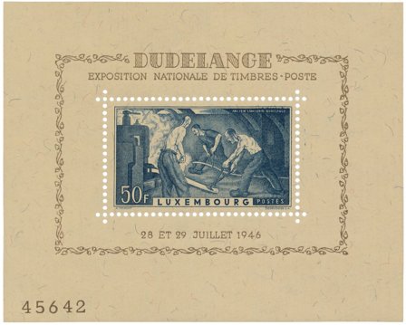 Luxembourg 1946 - MICHEL Blok 6 - Postfrisk