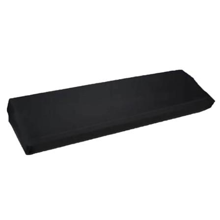 Cover Mjukt elastiskt justerbart bandspänne Cover för 88 tangenter Piano Svart