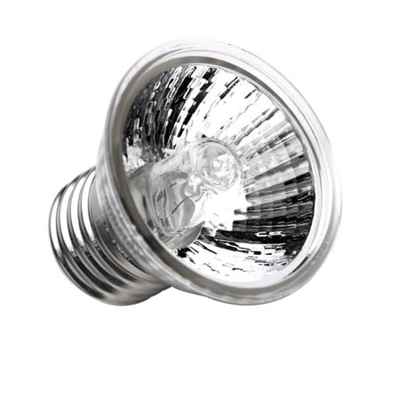 50W varmelampe for akvarium, solbadlampe for reptiler, lyspære
