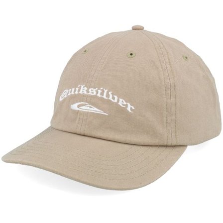 Quiksilver - Beige unconstructed Keps - Mercury Cap Elmwood Dad Cap @ Hatstore