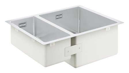 Grohe K700U Diskho dubbel, rostfritt stål, Kök