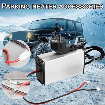 Dieselvarmer 12V strømadapter, 240V til 12V transformer strømomformer, egnet til 5KW og 8KW integrerede dieselvarmere.