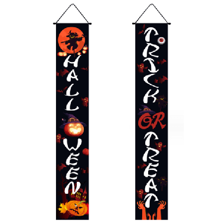 Halloween-banner - Utendørs/Innendørs/Dørvegg Velkomstdekorasjon